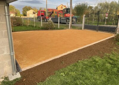 Aménagement chemin de gravillon Vichy