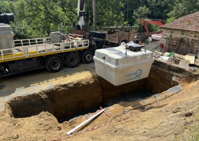 Pose d'une micro station d'épuration Vichy