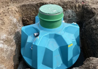 Installation d’une cuve de récupération d’eau